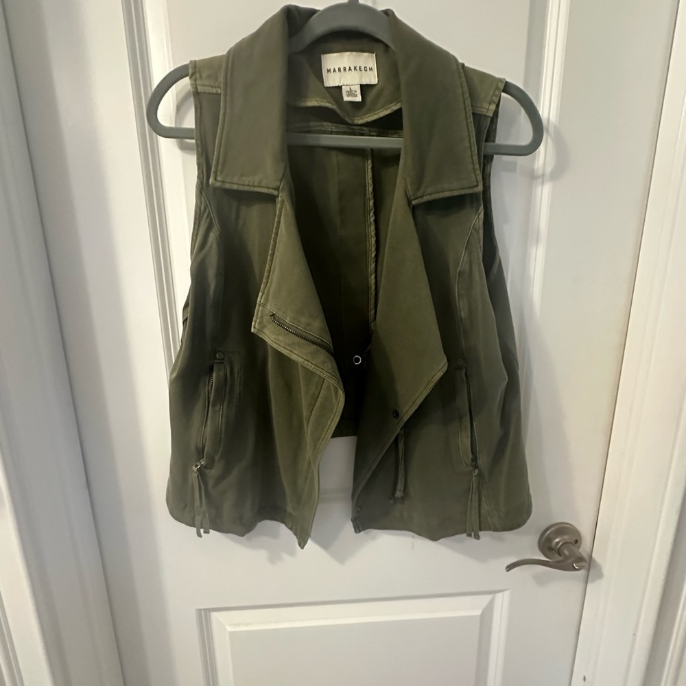 Marakesh from Anthropologie Olive Vest